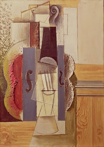 picasso-violinhangingonthewall-painting